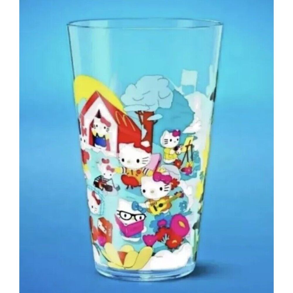 2024 NEW MCDONALD'S 's COLLECTOR'S‎ EDITION CUPS HELLO KITTY/ SNOOPY NEW